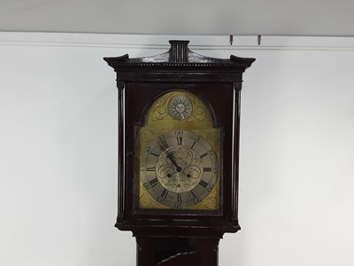 Lot 239 - MAHOGANY GRANDFATHER CLOCK