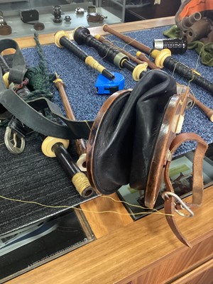 Lot 1080 - COLLECTION OF BAGPIPE PARTS