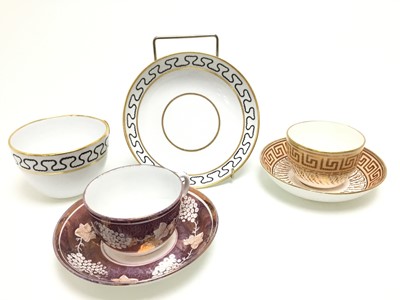 Lot 1541 - COLLECTION OF EARLY ENGLISH PORCELAIN CUPS AND SAUCERS