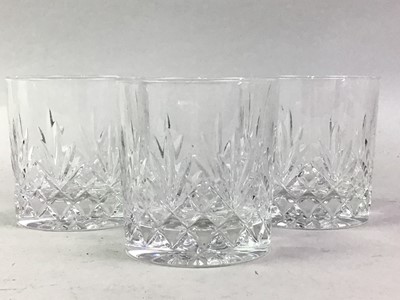 Lot 656 - GROUP OF SIX EDINBURGH CRYSTAL GLASS TUMBLERS