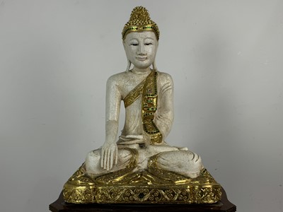 Lot 685 - THAI LANNA STYLE STUCCO BUDDHA