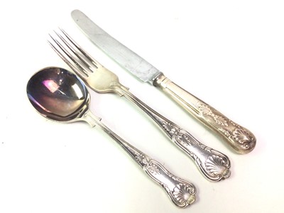 Lot 718 - GROUP OF SILVER PLATED FLATWARE