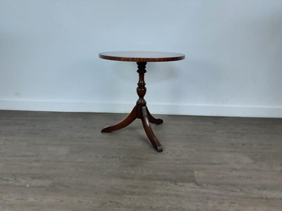 Lot 729 - TWO MAHOGANY OCCASIONAL TABLES