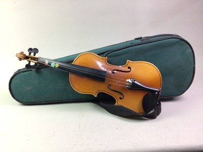 Lot 702 - CHINESE 1/2 SIZE VIOLIN