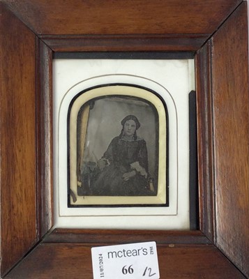 Lot 66 - TWO DAGUERREOTYPE PORTRAITS