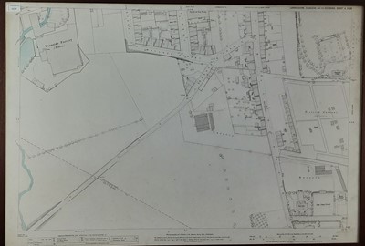 Lot 689 - LATE VICTORIAN ORDNANCE MAP