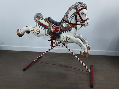 Lot 176 - VINTAGE CHILD'S ROCKING HORSE