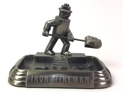 Lot 67 - NOVELTY IRON FIREMAN ASH TRAY