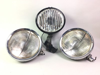 Lot 266 - PAIR OF AUTOMOBILE HEADLAMPS