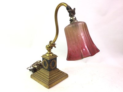 Lot 271 - BRASS TABLE LAMP