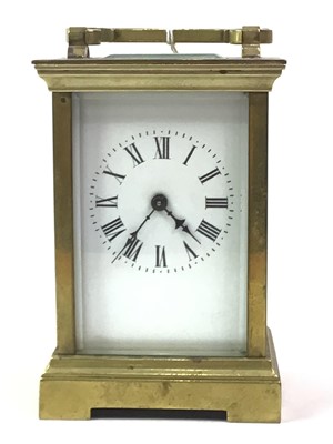 Lot 79 - VICTORIAN CARRIAGE CLOCK