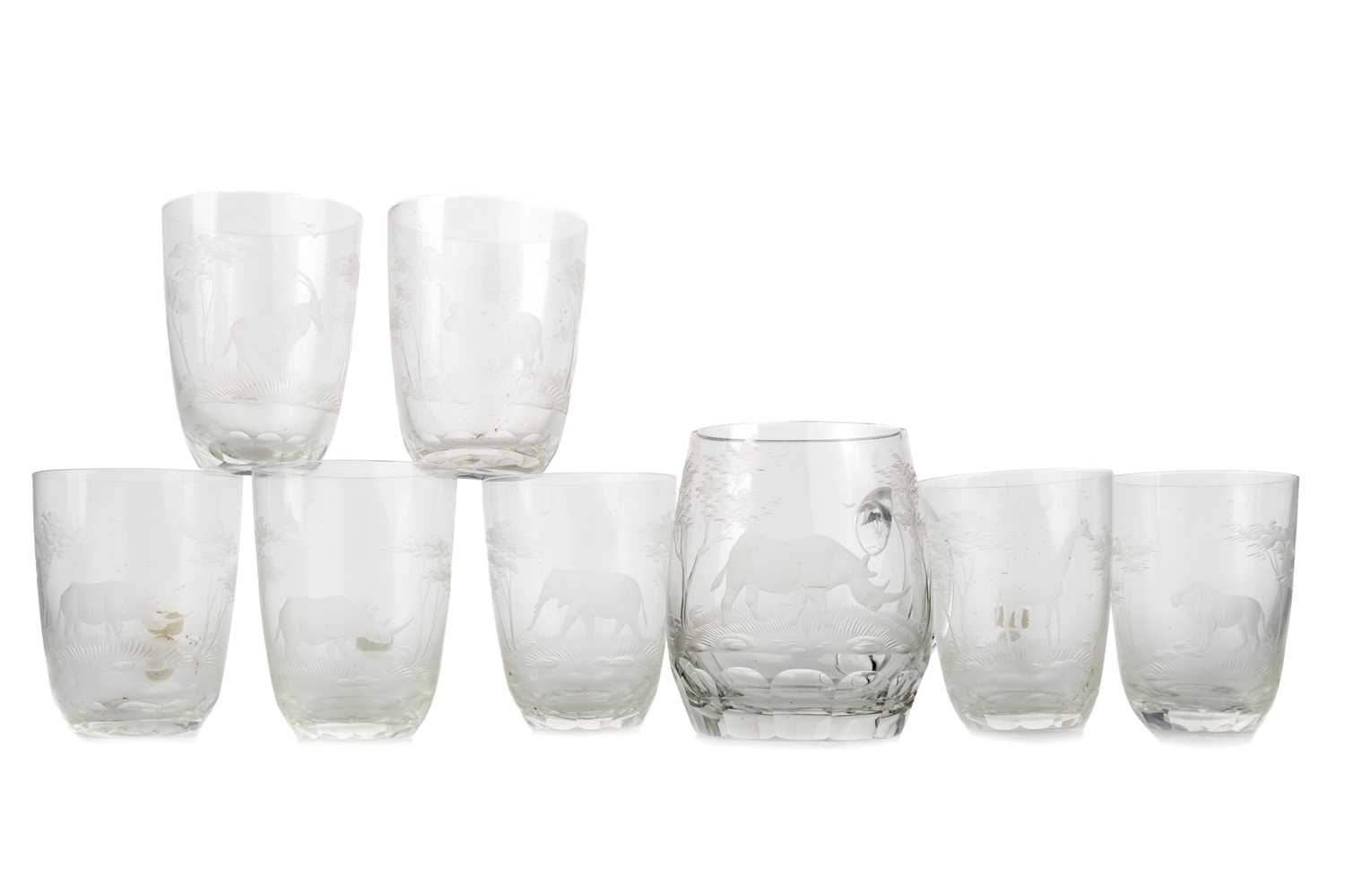 Lot 1240 - ROWLAND WARD, NAIROBI, KENYA, COLLECTION OF GLASSES