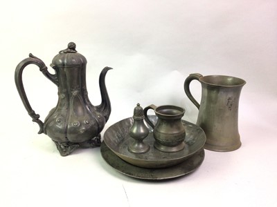 Lot 283 - COLLECTION OF PEWTER