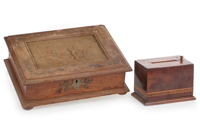 Lot 286 - OAK WORK BOX