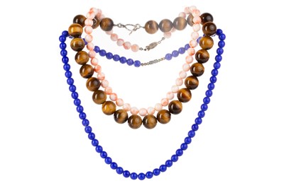 Lot 1130 - COLLECTION OF BEAD NECKLACES
