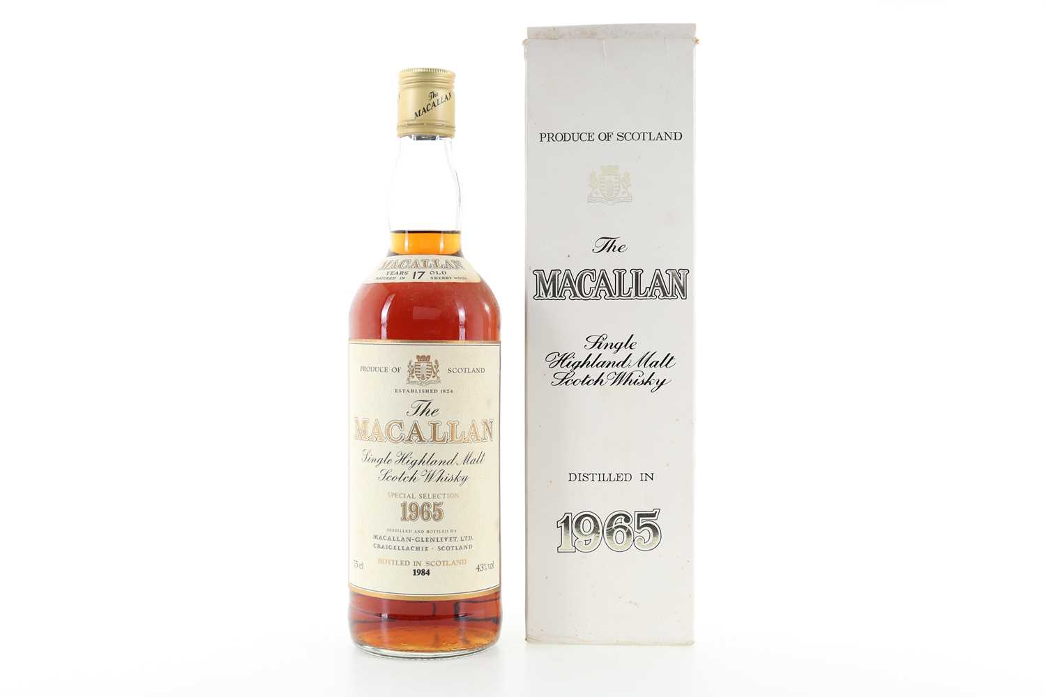 Lot 52 - MACALLAN 1965 17 YEAR OLD 75CL