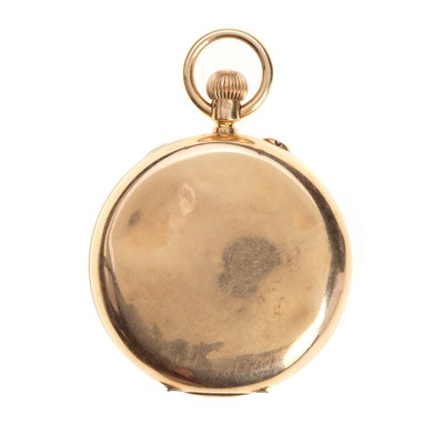 Lot 834 - EIGHTEEN CARAT GOLD POCKET WATCH