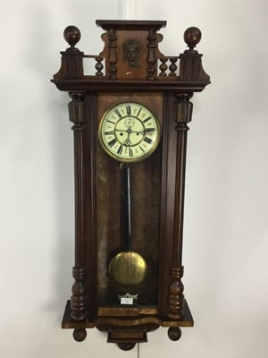 Lot 306 - VIENNA WALL CLOCK