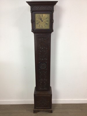 Lot 308 - OAK GRANDMOTHER CLOCK