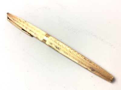 Lot 158 - WATERMAN GOLD PLATED FOUNTAIN PEN