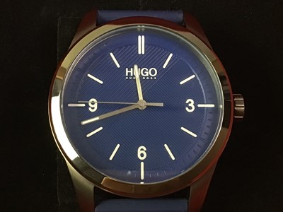 Lot 264 - GENTLEMAN'S WRIST WATCH BY HUGO BOSS