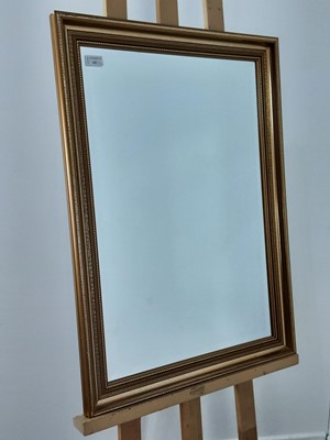 Lot 207 - GILT FRAMED WALL MIRROR