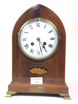 Lot 213 - EDWARDIAN MANTEL CLOCK