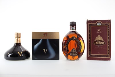 Lot 75 - CHIVAS 17 YEAR OLD REVOLVE 50CL AND DIMPLE 15 YEAR OLD 75CL