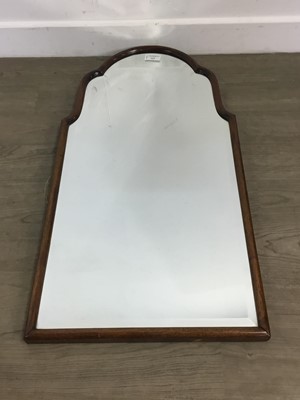 Lot 223 - OAK FRAMED WALL MIRROR