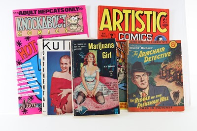 Lot 159 - COLLECTION OF ADULT MAGAZINES AND LITERATURE