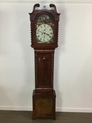 Lot 309 - 19TH CENTURY MAHOGANY LONGCASE CLOCK