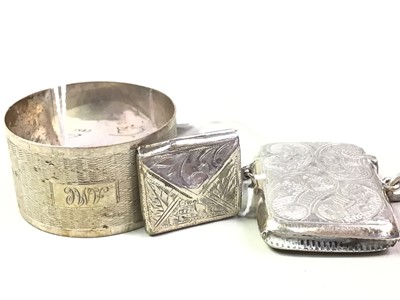 Lot 319 - SILVER NAPKIN RING