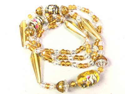 Lot 366 - THREE VINTAGE NECKLACES