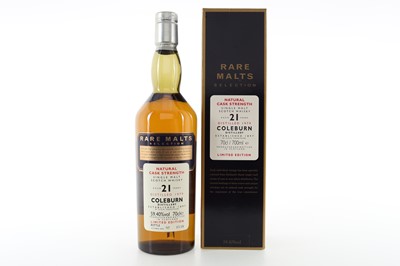 Lot 127 - COLEBURN 1979 21 YEAR OLD RARE MALTS