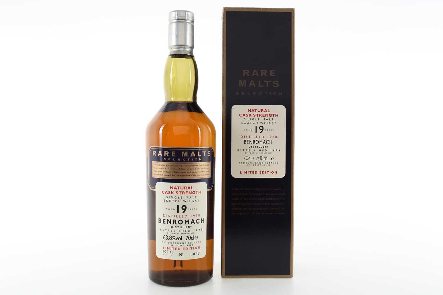 Lot 244 - BENROMACH 1978 19 YEAR OLD RARE MALTS