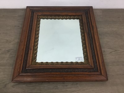 Lot 323 - PAIR OF OAK CARVED WALL MIRRORS