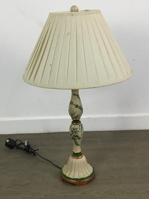 Lot 374 - GROUP OF SEVEN MODERN TABLE LAMPS