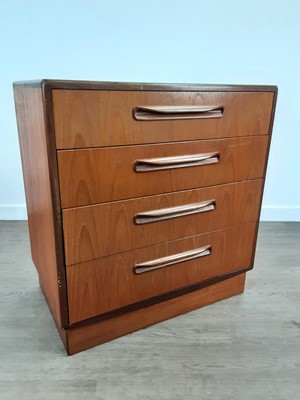 Lot 385 - G-PLAN TEAK FOUR DRAWER CHEST