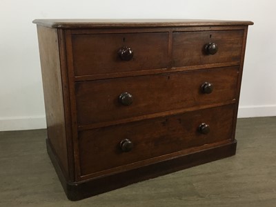 Lot 456 - VICTORIAN MAHOGANY CHEST OF DRAWERS