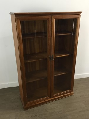 Lot 462 - GLAZED BOOKCASE