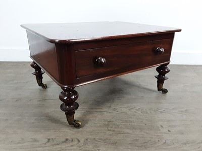 Lot 465 - VICTORIAN MAHOGANY CANTERBURY