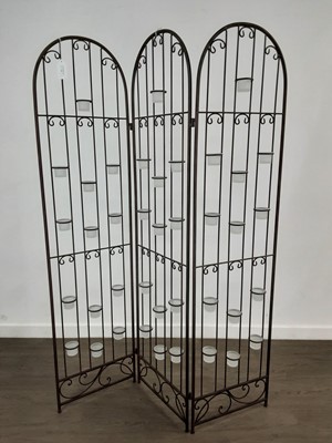 Lot 472 - WROUGHT IRON ROOM DIVIDER