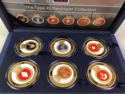 Lot 495 - ROYAL NAVY TYPE 45 DESTROYER COIN COLLECTION