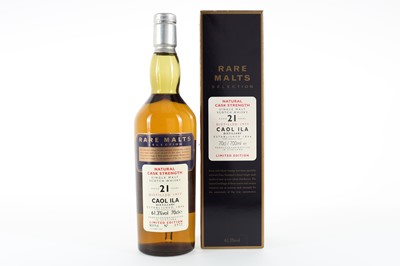 Lot 29 - CAOL ILA 1977 21 YEAR OLD RARE MALTS