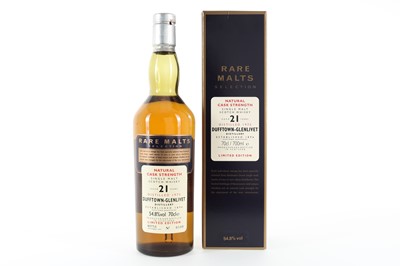 Lot 50 - DUFFTOWN-GLENLIVET 1975 21 YEAR OLD RARE MALTS