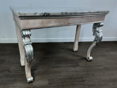 Lot 517 - MARBLE TOPPED SIDE TABLE