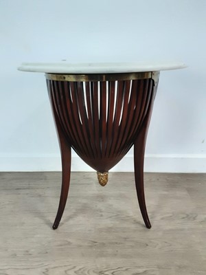 Lot 536 - MARBLE TOPPED CIRCULAR TABLE