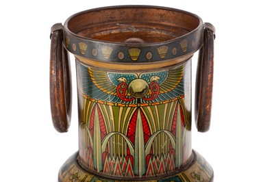 Lot 68 - EGYPTIAN VASE BISCUIT TIN