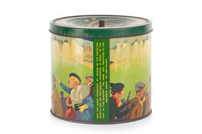 Lot 71 - SPINNING GREYHOUND RACE OR 'THE WINNER' BISCUIT TIN