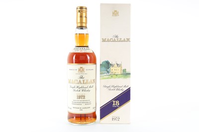 Lot 60 - MACALLAN 1972 18 YEAR OLD 75CL